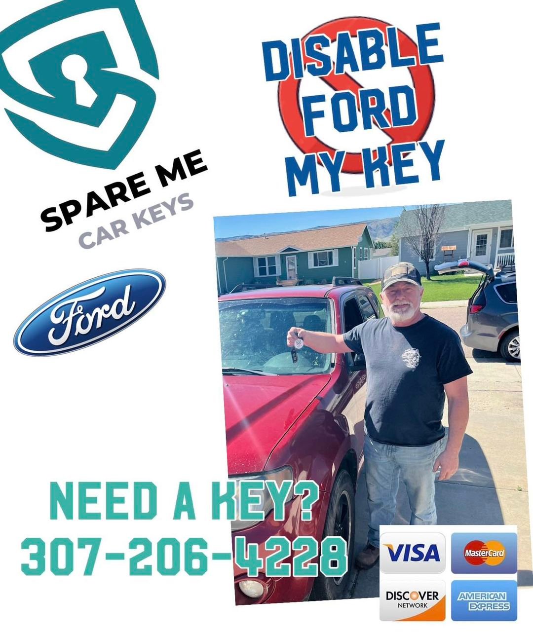 Ford / Lincoln / Mercury car key replacement Wyoming